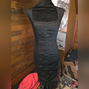 Nicole Miller Black Mini Dress